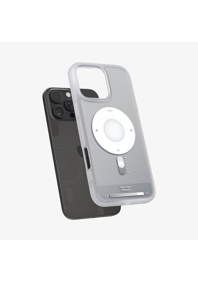 Spigen İphone 16 Pro İle Uyumlu Kılıf Ultra Hybrid Magfit Magsafe Özellikli Classic Classic Silver