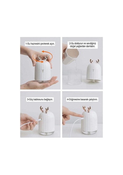 Lovely Humidifier Ortam Dezhijyen Eksikliği Ve Şık Buhar Makinesi Diğer