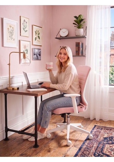 Zeon Büro Ofis Sistemleri // Comfort Milkshake Ofis Çalışma Koltuğu Pembe - Beyaz Zeon Büro Ofis Sistemleri // Comfort Milkshake Ofis Çalışma Koltuğu Pembe - Beyaz