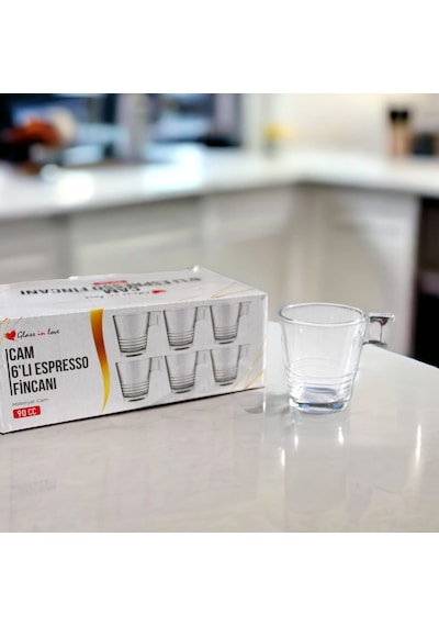Glass In Love Espresso Fincanı 6lı 90cc 3m30000-1
