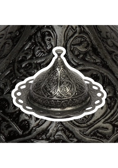 Kubbeli Osmanlı Tasarımlı Şekerlik Kapaklı Metal Şeker, Çikolata Ve Lokum Kabı Kahve Sunumları İçin Dekoratif Şekerlik Siyah Çok Renkli Kubbeli Osmanlı Tasarımlı Şekerlik Kapaklı Metal Şeker, Çikolata Ve Lokum Kabı Kahve Sunumları İçin Dekoratif Şekerlik Siyah Çok Renkli