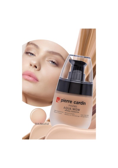 Pierre Cardin Aqua Wow Mineralli Su Bazlı Fondöten Light Skin Wit