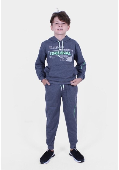 Kids Alt-üst 3'lü Erkek Çocuk Yazı Baskılı Bel Detayı Lastikli Pijama Takımı Çok Renkli Kids Alt-üst 3'lü Erkek Çocuk Yazı Baskılı Bel Detayı Lastikli Pijama Takımı Çok Renkli