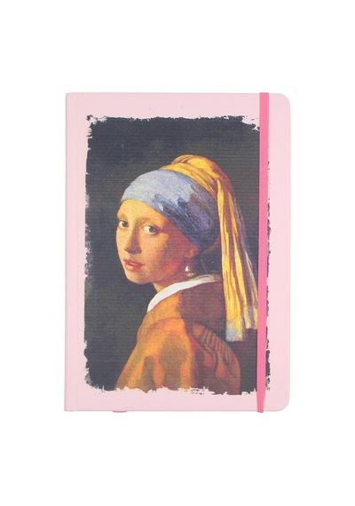 Deffter A5 Lastikli Defter Girl With Pearl Çok Renkli