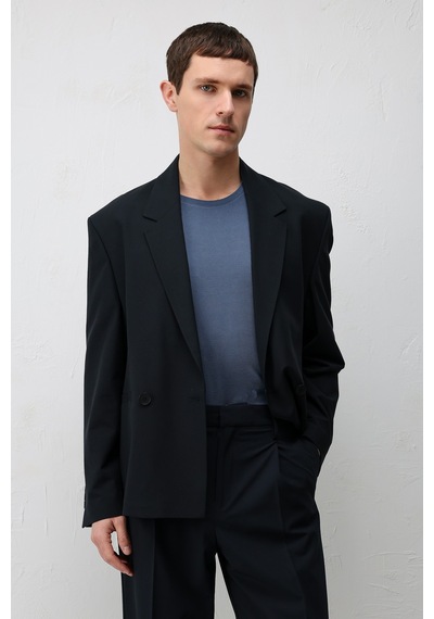 Antioch Relaxed Fit Erkek Blazer Ceket Lacivert