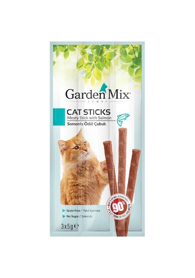 Gardenmix Somonlu Kedi Stick Ödül 3 5 Gr