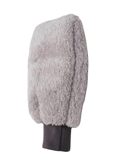 Welsoft Oto Yıkama Eldiveni Astarlı Araç Temizleme Mikrofiber Araba Cila Eldiveni Gri