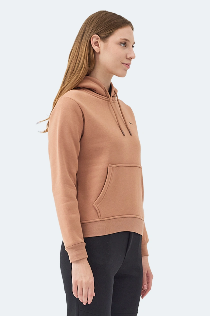 Slazenger Mısty I Kadın Camel Sweatshirt Camel