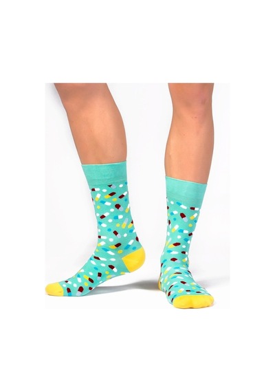 Ozzy Socks Pills Desenli Çorap Çok Renkli