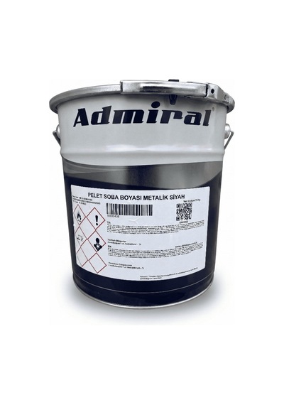 Admiral Pelet Soba Boyası Metalik Siyah 2,5 Kg