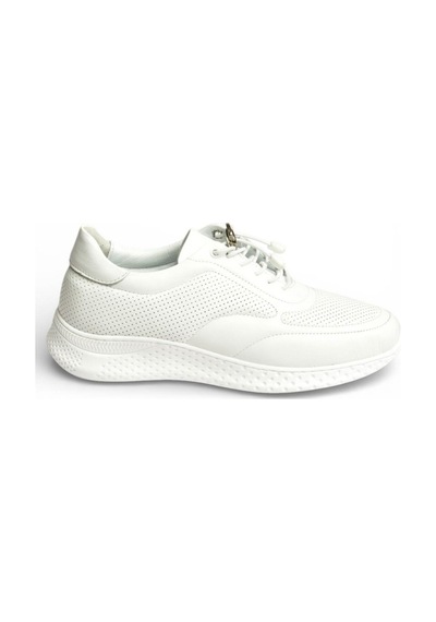 Fox Shoes Y999255803 Beyaz Hakiki Deri Kadın Spor Ayakkabı Sneakers Beyaz