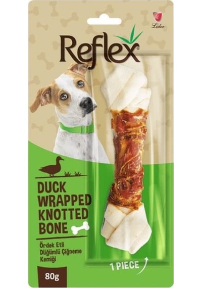 Reflex Ördek Etli Düğüm Kemik Yetişkin Köpek Ödülü 80 G