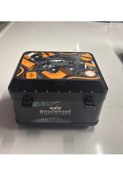 90 Lt Siyah Baskılı Thru Box Siyah