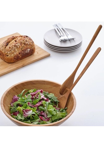 Ikea Grönsaker Salata Servis Seti 31 Cm Kahverengi