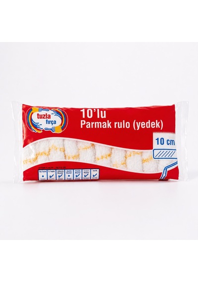 10'lu Parmak Rulo Fırça