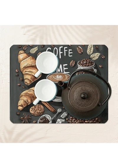 Valerine Life Kahve Makinesi Matı Su Geçirmez Kaymaz Yıkanabilir Çaycı, Çay Espresso Makinesi Pad 35x45cm 27240104
