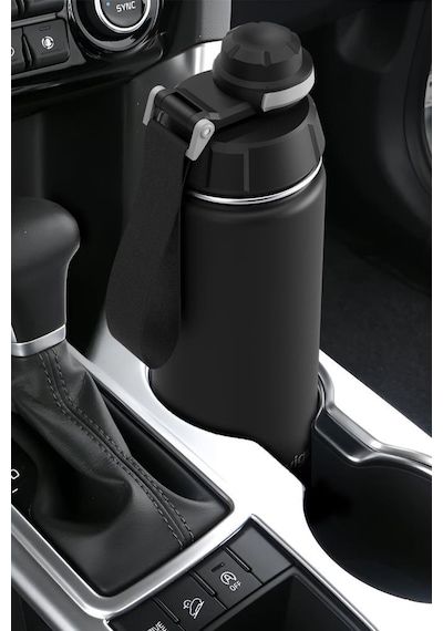 Stevig 1 Hand Leak-proof Sızdırmaz Çelik Termos 500 Ml Black St-207