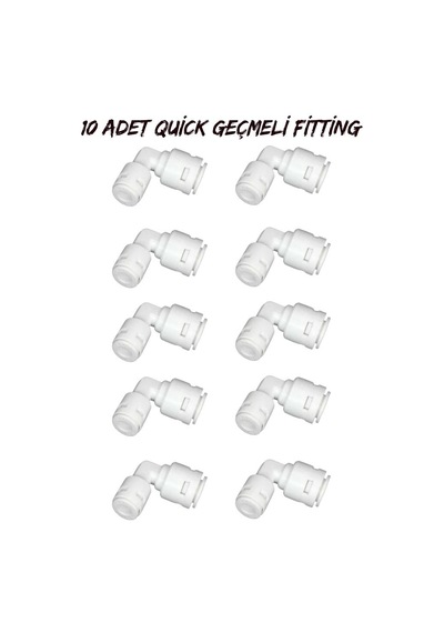 10 Adet Quick Geçmeli Fitting