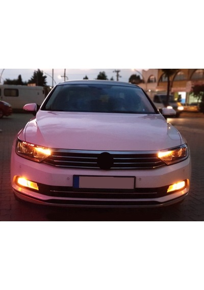Volkswagen Passat B8 Uyumlu Gündüz Farı Ampulü Turuncu Amber 1 Çift