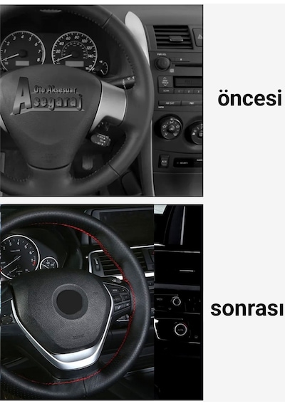 Vw Passat B8 Dikmeli Direksiyon Kılıfı Noktalı Nubuk Esnek Kokusuz Alcantara Delikli Siyah Uyumlu