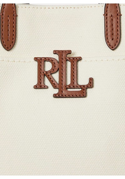 Lauren Ralph Lauren Taba - Krem Kadın El Çantası 431982235003