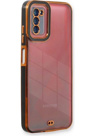 Cosmotex Newface Samsung Galaxy Uyumlu  A03s Kılıf Liva Lens Silikon - Siyah