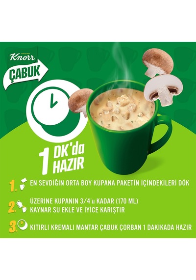 Knorr Çabuk Çorba Kıtırlı Kremalı 15 x 19 G