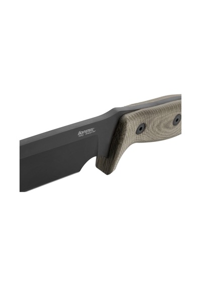 Lionsteel M7 Black Blade Green Canvas Kamp Bıçak Gri