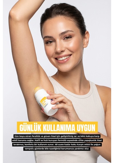 Deodorizing Roll On Terleme Önleyici Koltuk Altı Roll On Sarı 75 Ml