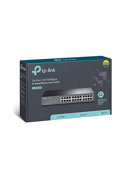 Tl-sf1024d, 24-portlu 10/100mbps Desktop/rackmount Switch