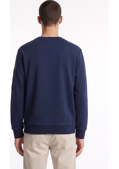 Jeep Lacivert Erkek Sweatshirt J5wm-swt7390 Koyu Lacivert