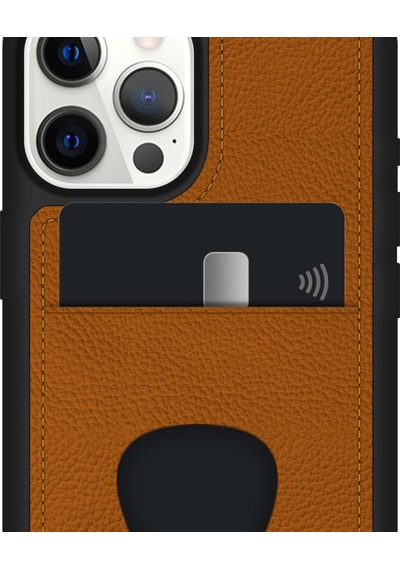 Fitcase Apple Uyumlu iPhone 12 Pro Kilif Proda Deri Tek Kartlik Cepli Kapak 500616741