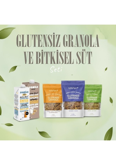 Glutensiz Granola Ve Bitkisel Süt Seti-2183