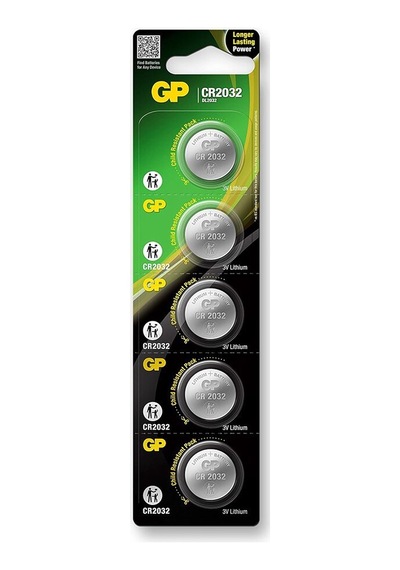 Gp Lıthıum Cr-2032-2cpu5 3v 5'li Kart Para Pil