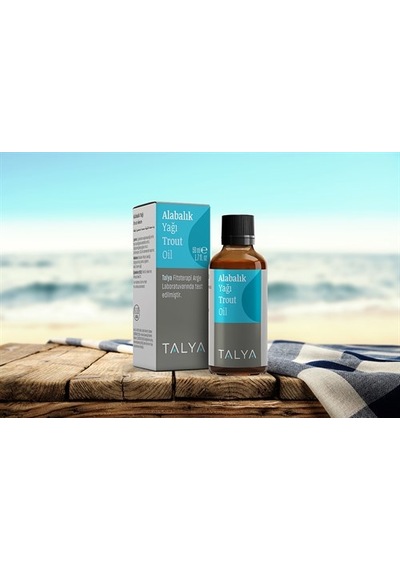 Talya Soğuk Sıkım %100 Saf ve Doğal Alabalık Yağı 50 ML
