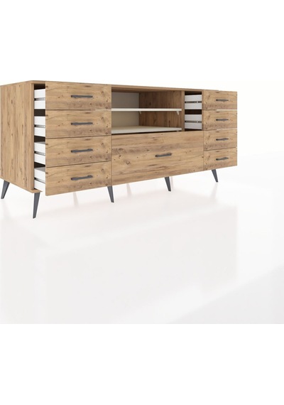 Kronos Konsol 2 Raflı 9 Çekmeceli 176x59x83 Çam-aytaşı/çam Aytaşı/çam Kronos Konsol 2 Raflı 9 Çekmeceli 176x59x83 Çam-aytaşı/çam Aytaşı/çam