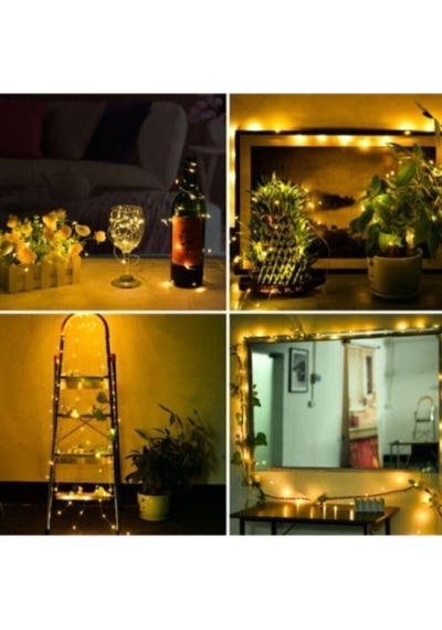 3 M Gün Işığı Peri Led Pilli Tel Led Dekoratif Günışığı