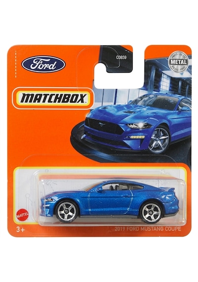 Matchbox - 2019 Ford Mustang Coupe - 2020 - Mavi - Gxm49 - 1/64