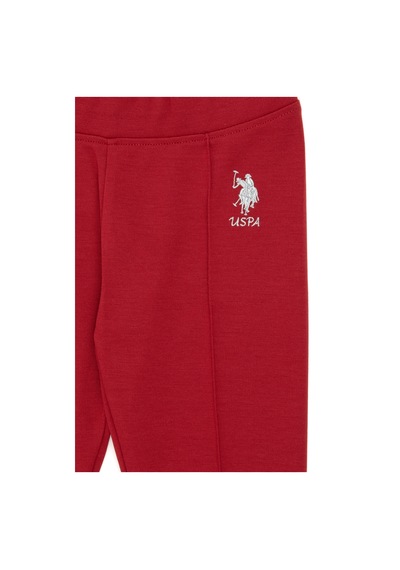 U.s. Polo Assn. Kız Çocuk Vişne Tayt 50296370-vr223 Bordo