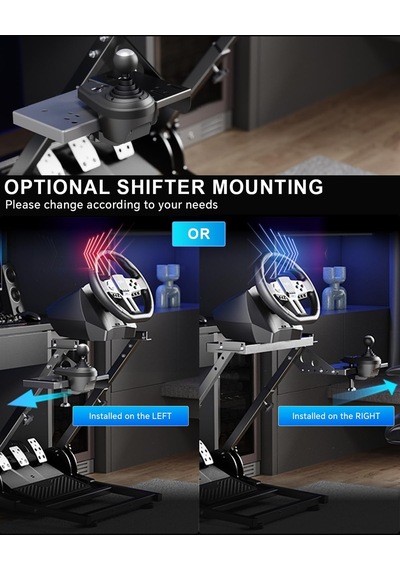 A10 Gaming Steering Wheel Stand 11kg Foldable And Adjustable Racing Wheel Stand V99, V10 Ultra, Vd4, Vd6 For G29, G920, G923 For G29, G920, G923 For T300, Tgt, Tspc, T500 For R3, R5