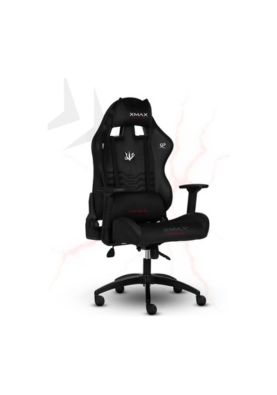 Rio Terletmez Kısmi Derili Kadife Kumaş Kırmızı Siyah Gaming Oyuncu Koltuğu -6 Siyah