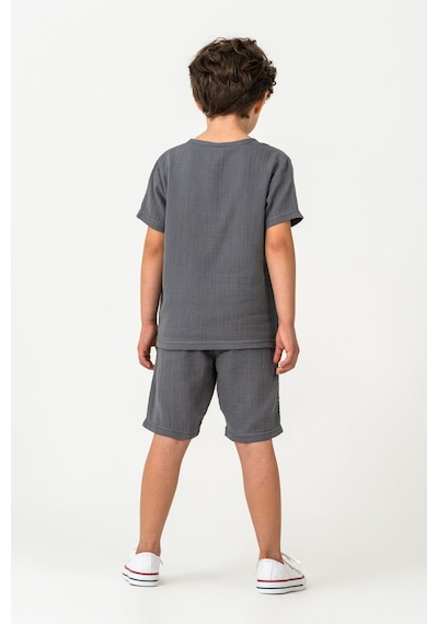 U.s. Polo Assn. Erkek Çocuk Gri Bermuda Takım 5274-49840 Gri