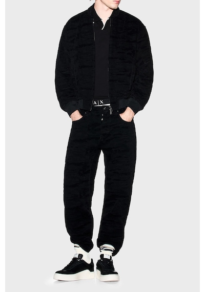 Armani Exchange Erkek Polo Xm002401 Af10366 Uc001 Siyah Siyah