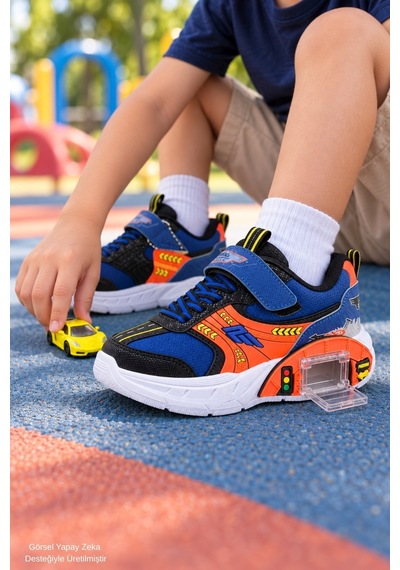 Muggo Drift Garaj Tabanlı Çift Metal Arabalı Cırtlı Ve Bağcıklı Günlük Erkek Çocuk Sneaker Spor Ayakkabı Mavi Muggo Drift Garaj Tabanlı Çift Metal Arabalı Cırtlı Ve Bağcıklı Günlük Erkek Çocuk Sneaker Spor Ayakkabı Mavi