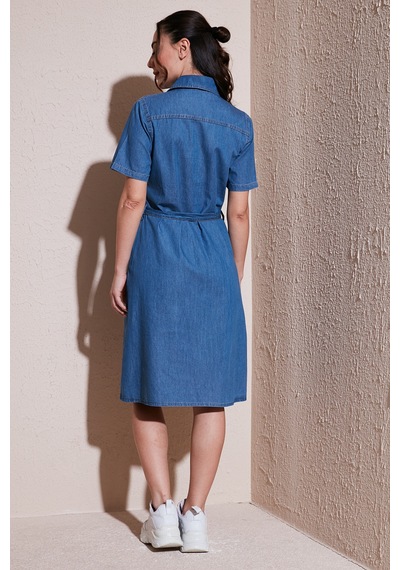 Fashion Friends Bayan Elbise 25y0108k1 Mavi Mavi