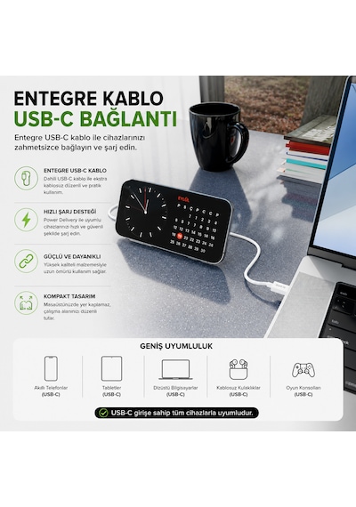 Sbs Qi2 15w Magsafe Uyumlu Kablosuz Şarj Standı Entegre Usb-c Kablo Katlanabilir Stand Manyetik Kablosuz Şarj Cihazı Beyaz Sbs Qi2 15w Magsafe Uyumlu Kablosuz Şarj Standı Entegre Usb-c Kablo Katlanabilir Stand Manyetik Kablosuz Şarj Cihazı Beyaz