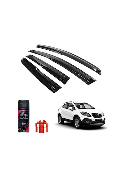 Caraks Opel Mokka Mügen Cam Rüzgarlığı 2012-2019 Arası 4'lü Takım + Koku