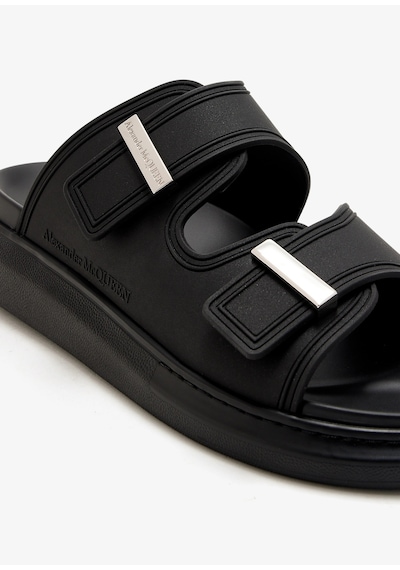 Alexander Mcqueen Erkek Terlik 663563-w4z51-1081 Siyah