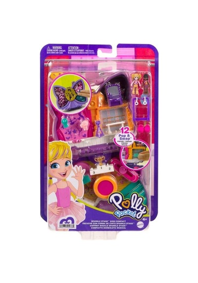 Polly Pocket Ve Maceraları Oyun Setleri Sparkle Stage Fry35-Hcg17
