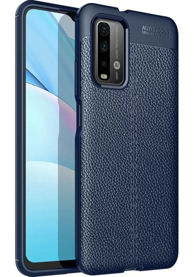 Newface Xiaomi Redmi 9t Kılıf Auto Focus Kapak - Lacivert